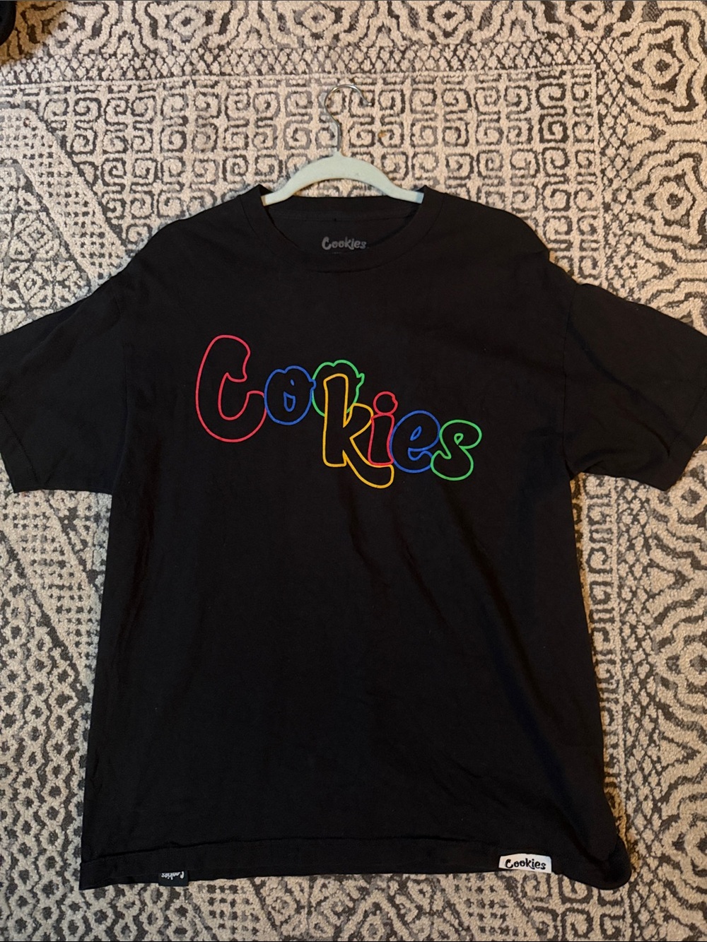 Cookies Black Short-Sleeve Logo Tee